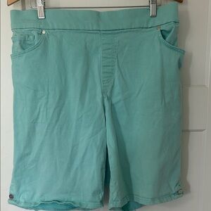 Gloria Vanderbilt Women's Teal Jean Shorts